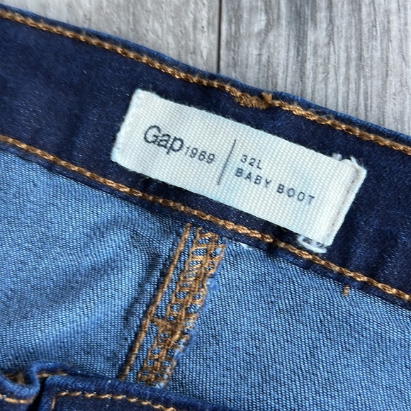 32 Long TALL Gap Baby Boot Jeans - Picture 5 of 9